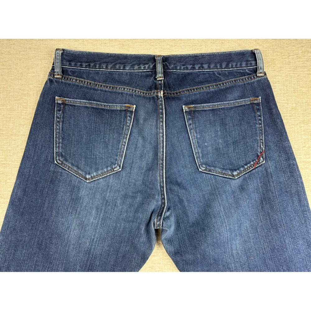 Banana Republic Vintage Mens 34x32 Straight Dark Wash Denim Jeans